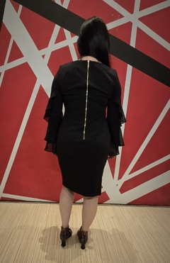 Vestido Calvin Klein Manga Sino na internet