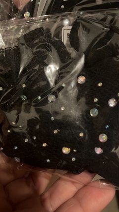 Meia calça arrastão strass na internet