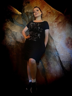 Vestido Rock Star Never Die - comprar online