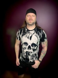 Camiseta Unissex White Skull