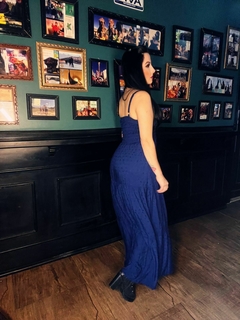 Vestido Boho Blue. na internet