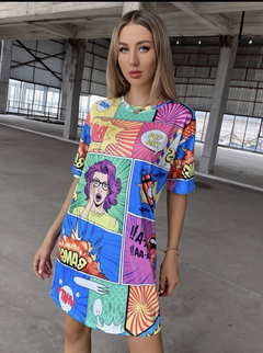 Camisetona Gibi amplo e plus - Use Janis