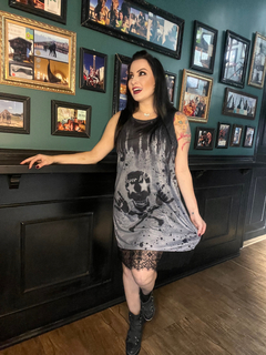Vestido Midi amplo.