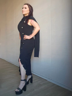 Vestido Longo Fenda Enchanted