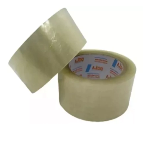 Rollo Cinta De Embalar Ajec 48mm x 90 mts REALES Adhesiva Transparente