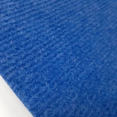 Alfombra rayada Azul Francia por metro cuadrado (ancho 2 mts) 3mm de espesor en internet