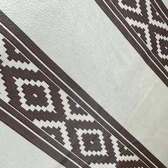 Búfalo Estampado Beige Rombo ( Ancho 1.40ms )