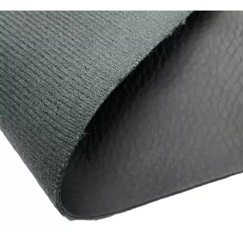 Cuerina Bison Negro Base Pu Automotor Importado 1,2 Mm (Ancho1.40m) - comprar online