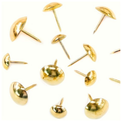 Tachas Doradas N°11 Para Articulos De Tapiceria X 500 Unidades - comprar online