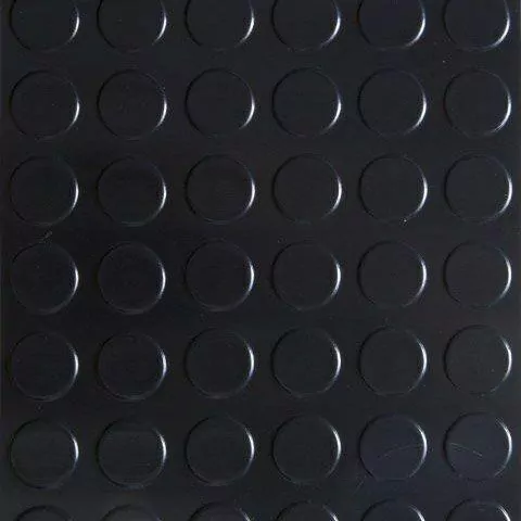 Piso Moneda Antideslizante Negro Ancho 1.40m 1.2 Kg m2