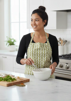 Delantal Cocina Gabardina Estampado 100% Algodón en internet
