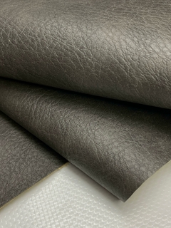 Cuerina Old Poliéster / PVC 1.4m Ancho [x Metro] Grey - comprar online