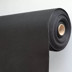 Alfombra lisa negro por metro cuadrado (ancho 2 mts) 3mm de espesor