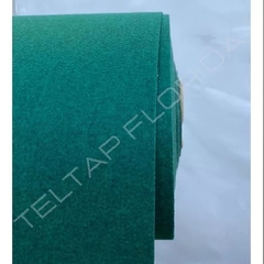 Alfombra lisa verde por metro cuadrado (ancho 2 mts) 3mm de espesor