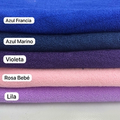 Tela Toalla De Microfibra Violeta Ancho 1.50m - TELTAP FLORIDA