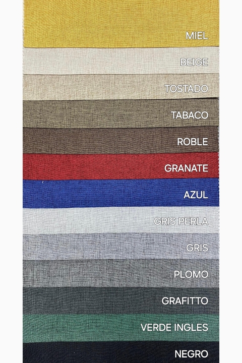 Lino Jade por metro (Ancho 1.45) color PLOMO - comprar online