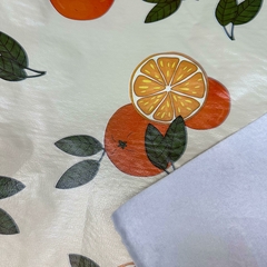 Búfalo Estampado Naranjas ( Ancho 1.40ms ) en internet