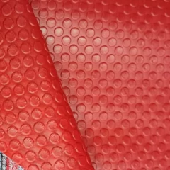 Piso Vinílico Rojo Símil Goma Antideslizante Ancho 1.40m