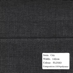 City Antidesgarro Ancho 1.42m [x Metro] Plomo