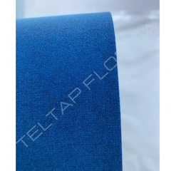 Alfombra rayada azul por metro cuadrado (ancho 2 mts) 3mm de espesor