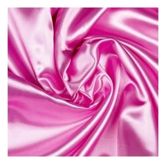 Tela Raso Rosa Dior x metro Ancho 150cm