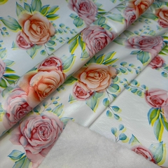 Búfalo Estampado Rosas ( Ancho 1.40ms ) en internet