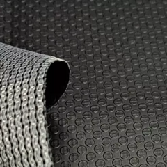 Piso Vinílico Negro Símil Goma Antideslizante Ancho 1.40m - comprar online
