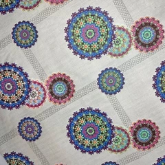 Búfalo Estampado Violeta mandala ( Ancho 1.40ms )