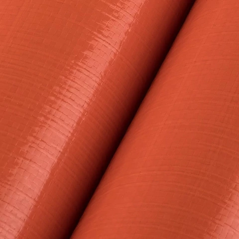 Lona Rafialon Laminada Impermeable Naranja x 2 Mts Ancho