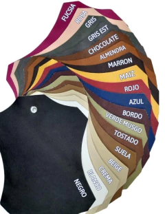 Cuerina Tinogasta Azul base de Poliéster 1.4m Ancho [x Metro] en internet