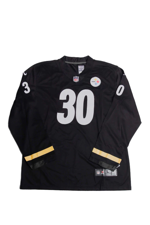 Camiseta NFL Pittsburgh Steelers Manga Larga Negra - #30 Conner - comprar online