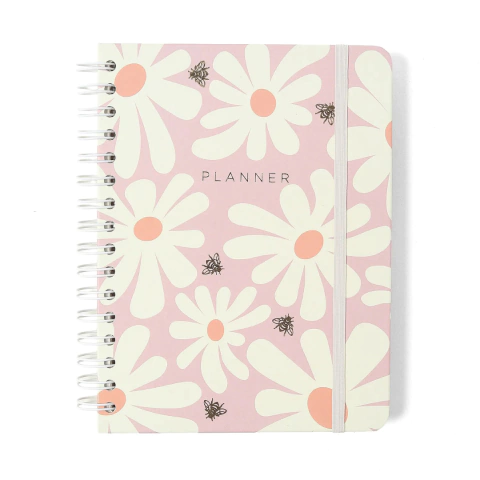 Planner Permanente Wire-o Melissa, pinky bloomy (14x21cm) - Cicero - comprar online