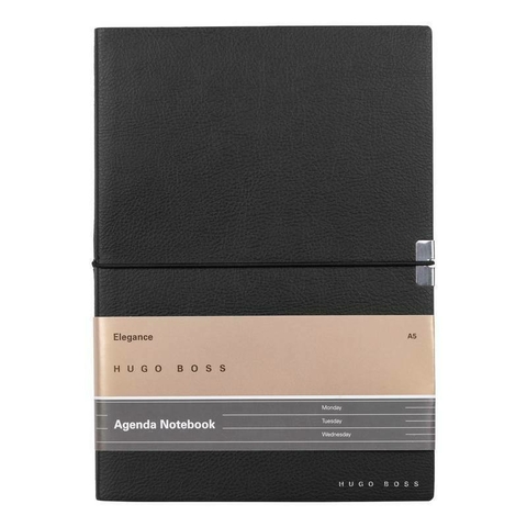 Agenda Notebook (Sem data) Elegance Preto - HUGO BOSS - comprar online