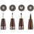 Canetas Artísticas Pitt 4 Pontas (S/F/M/B), A&G, Sepia- FABER-CASTELL - comprar online