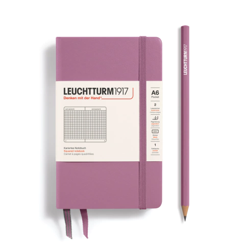 Caderno Leuchtturm1917, Pocket (A6) - Capa Dura, Dusty Rose - comprar online