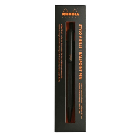 Caneta Esfero Script Black - Rhodia