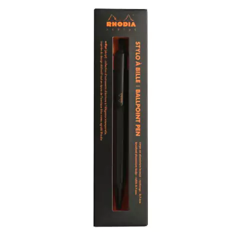 Caneta Esfero Script Black - Rhodia