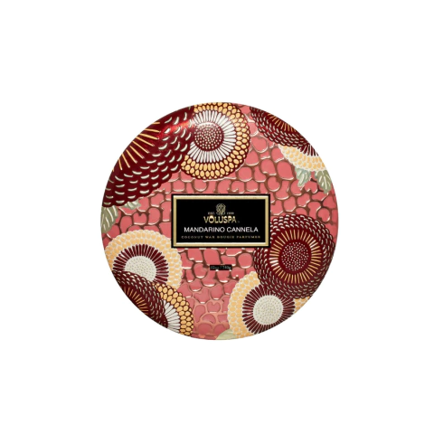 Vela Voluspa Mandarino Cannela - Lata 3 Pavios 340g (40h) - comprar online