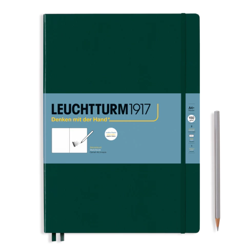 Sketchbook Leuchtturm1917, Master (A4+) - 112 paginas 150g/m², Forest Green - comprar online