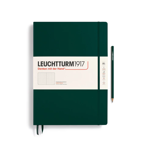 Caderno Leuchtturm1917, Master Classic (A4+) - 235 Páginas, Capa dura, Forest Green - comprar online