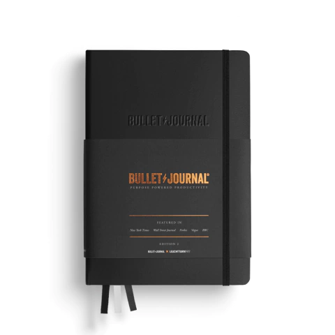 Caderno Bullet Journal Leuchtturm1917, Edition 2, Medium (A5), Hardcover, Preto - comprar online