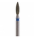 Fresa Carburo Manicuria - Diamantada - Flama - Medio 2 Azul - Punta Delgada - Keila 1438