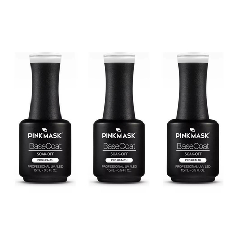 Combo Base coat 001 x 3 unidades Pink Mask - comprar online