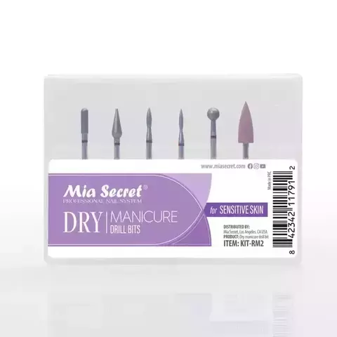 Kit de fresas para manicuria rusa pieles sensibles – Mia secret - comprar online