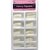 TIPS UÑAS FANCY SQUARE NATURAL X100 U
