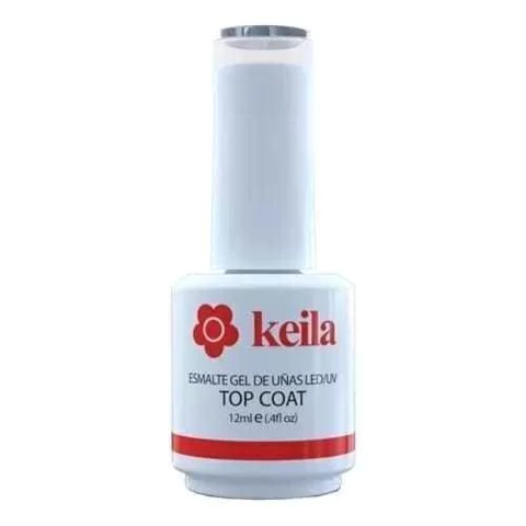 Esmalte Semipermanente Top Coat Glitter #3 Gel Polish Uv Led Keila 12ml