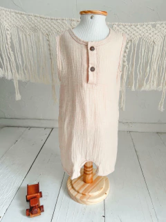 JARDINEIRA DOM - 12 MESES - PEACH na internet