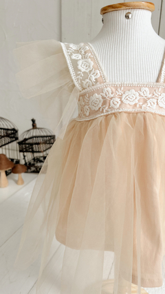 Vestido Margot - 12 meses - cor pêssego - comprar online