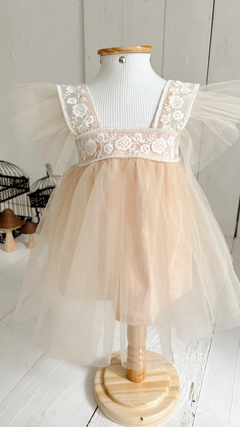 Vestido Margot - 12 meses - cor pêssego na internet