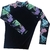 REMERA LYCRA CORAL NEGRO. Protección UV